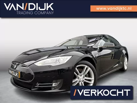 Tesla Model S 85 Base ✓Free Supercharging ✓Intel Atom 2e Gen ✓Schuif- Kanteldak ✓Vol Leder ✓Camera ✓Luchtvering ✓Origineel NL