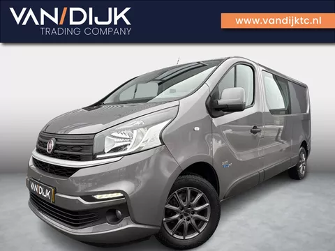 Fiat Talento 1.6 MJ EcoJet L2H1 DC SX 125PK ✓Euro 6 ✓Rijklaarprijs ✓5-Persoons ✓Camera ✓Airco ✓Cruise ✓Bluetooth telefoon ✓Parkeersensoren ✓Schuifdeur Rechts ✓Trekhaak ✓Lichtmetaal