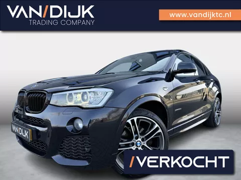 BMW X4 xDrive30d High Executive M-Pakket ✓Bi-Xenon ✓Schuifdak ✓Sportstoelen Leder ✓Navigatie Proff ✓Harman &amp; Kardon ✓Elektrische Klep ✓Stoelverwarming ✓Trekhaak ✓Volledig onderhouden