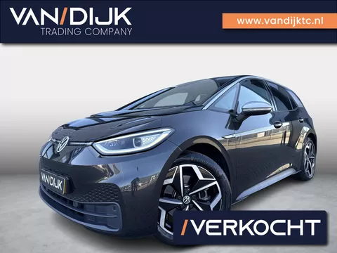 Volkswagen ID.3 First Plus 58 kWh ✓SOH 93.7% ✓Rijklaarprijs ✓Matrix LED ✓Full LED ✓Alcantara ✓Sfeerverlichting ✓Navigatie ✓Camera ✓Lichtmetaal 19" ✓Parkeersensoren