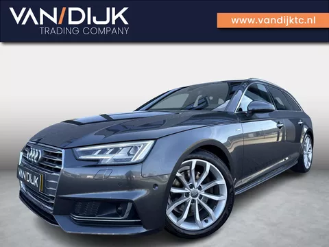 Audi A4 Avant 2.0 TFSI Ultra Sport S Line Edition Automaat 190PK ✓Virtual Cockpit ✓B&amp;O Sound ✓360&ordm; Camera ✓Sportstoel Half Leder ✓Matrix LED ✓Elektrische Klep ✓Navigatie Full Map ✓Drive Select ✓BLIS ✓Climate ✓Cruise ✓Parkeersensoren ✓Lichtmetaal 18" ✓Trekhaak