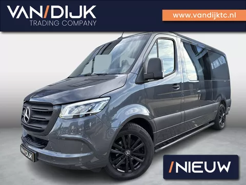 Mercedes-Benz Sprinter 319 3.0 CDI L2H1 DC 190PK ✓3500KG Trekgewicht ✓Automaat ✓6-Persoons ✓Full LED ✓Navigatie Groot ✓6-Cilinder ✓Geveerde stoel